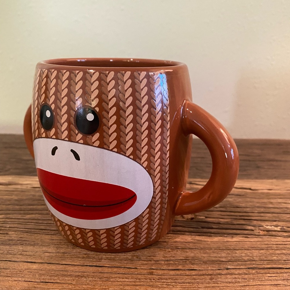 Sock Monkey Coffee Cup Mug
Double Handle - Picture 4 of 7